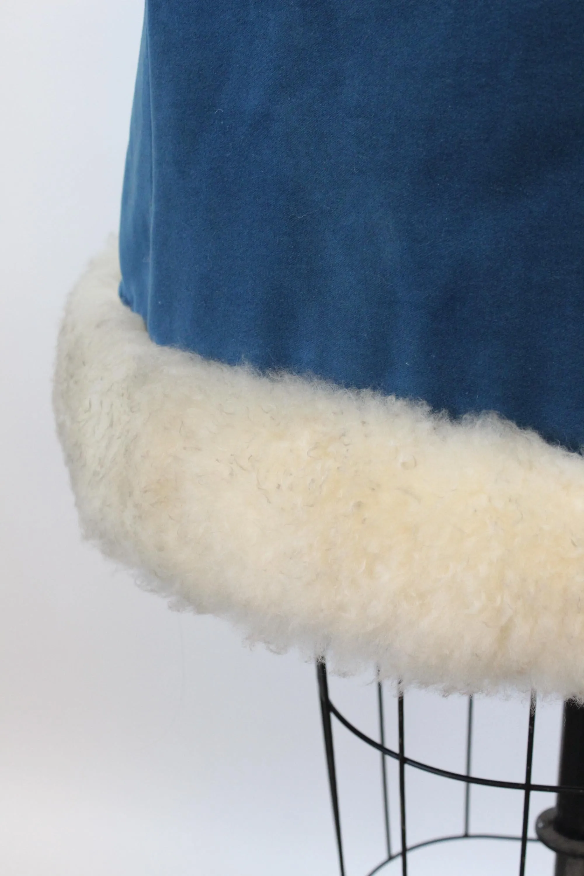 1960s COUNTRY PACER suede fur coat medium | new fall winter