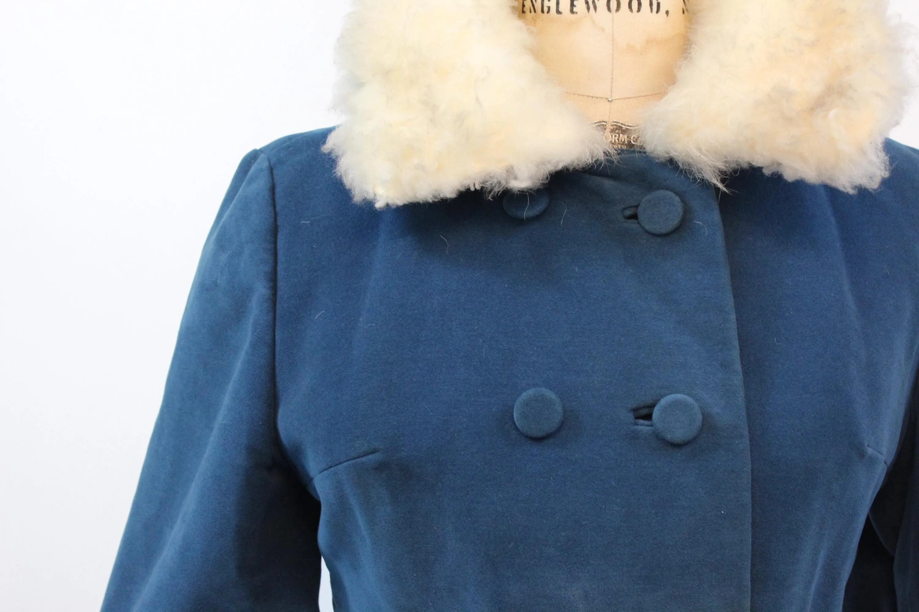1960s COUNTRY PACER suede fur coat medium | new fall winter