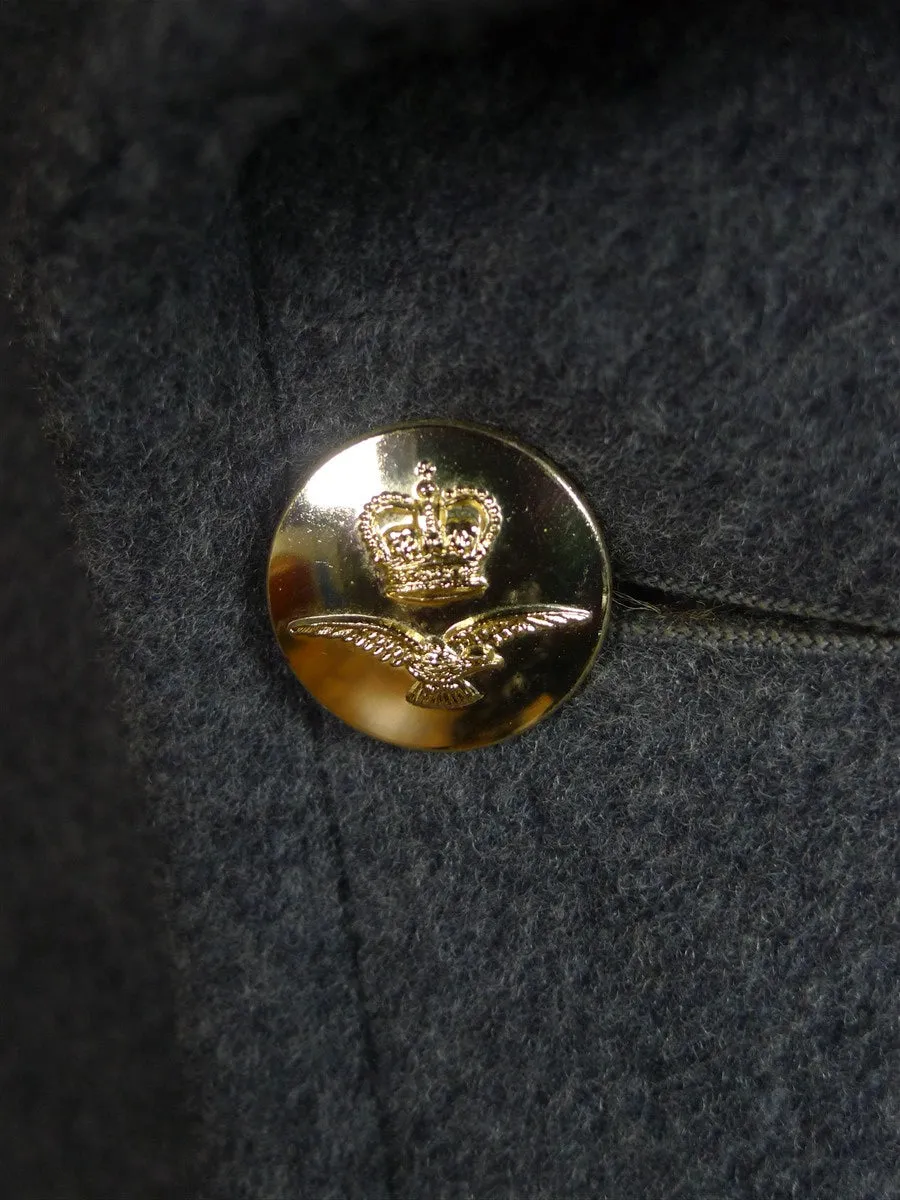 25/0251 extra-heavyweight genuine 1965 bespoke tailored crombie melton wool raf officer greatcoat overcoat coat 38