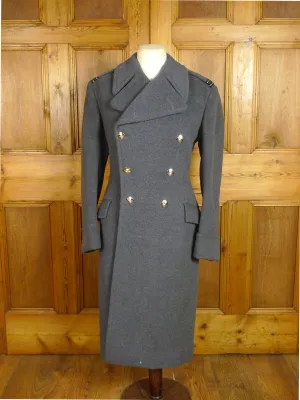 25/0251 extra-heavyweight genuine 1965 bespoke tailored crombie melton wool raf officer greatcoat overcoat coat 38