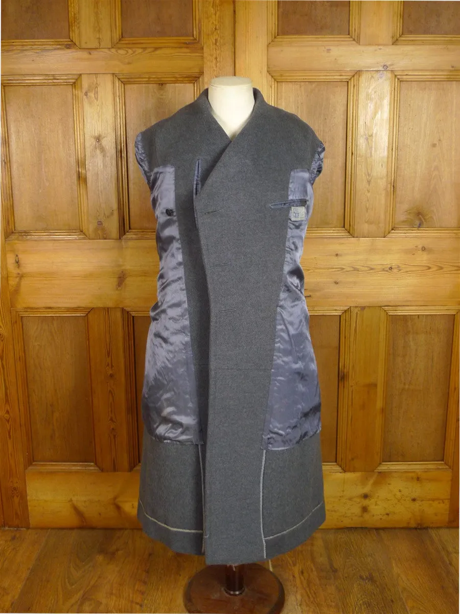 25/0251 extra-heavyweight genuine 1965 bespoke tailored crombie melton wool raf officer greatcoat overcoat coat 38