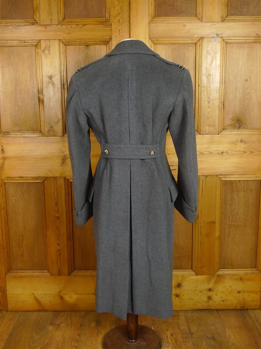 25/0251 extra-heavyweight genuine 1965 bespoke tailored crombie melton wool raf officer greatcoat overcoat coat 38