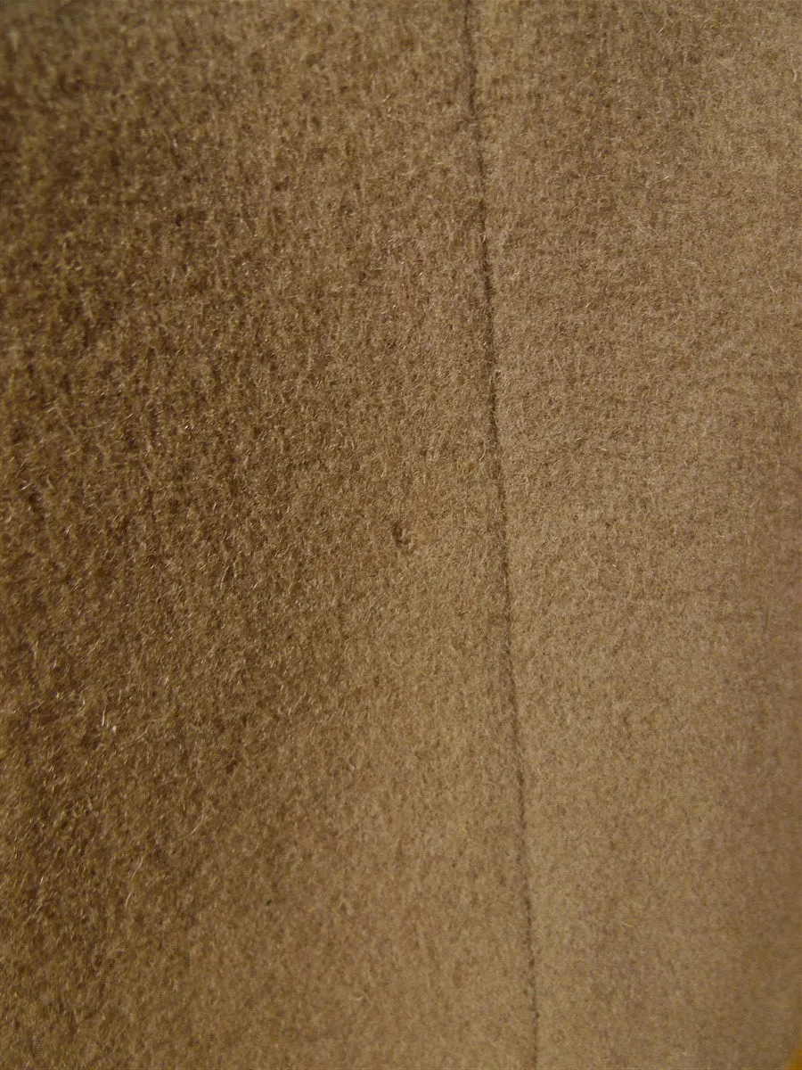 25/0283 vintage british warm style melton wool overcoat coat 42-44
