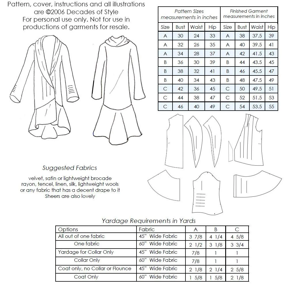 #3101    1930s Parisienne Coat