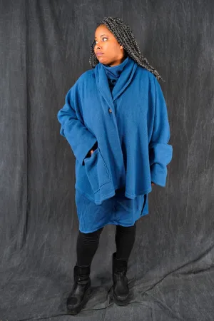 5301 Sherpa Cardigan Coat Joy Bird-Patches