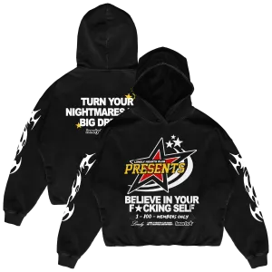 Believe In Yourself Cropped Premium Hoodie