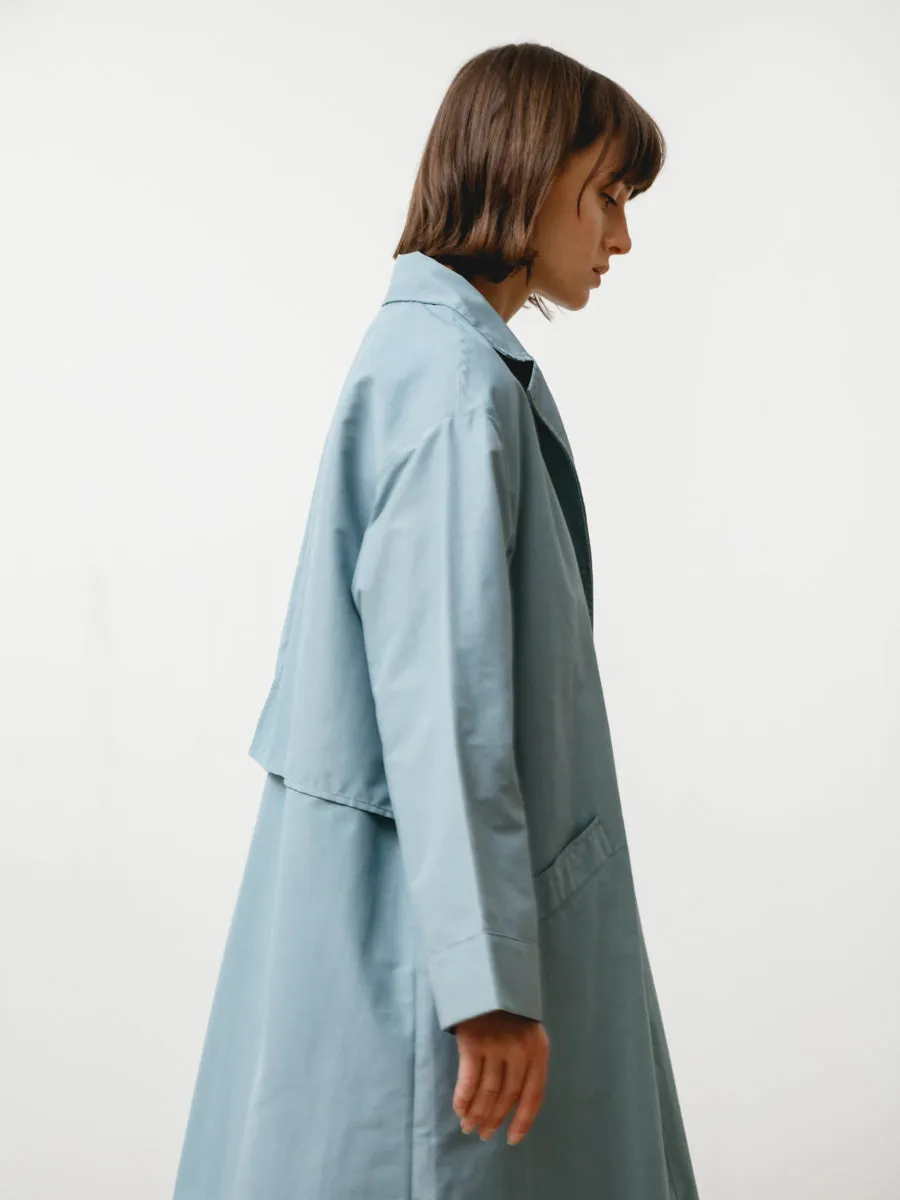 bell jacket - anorak steel blue