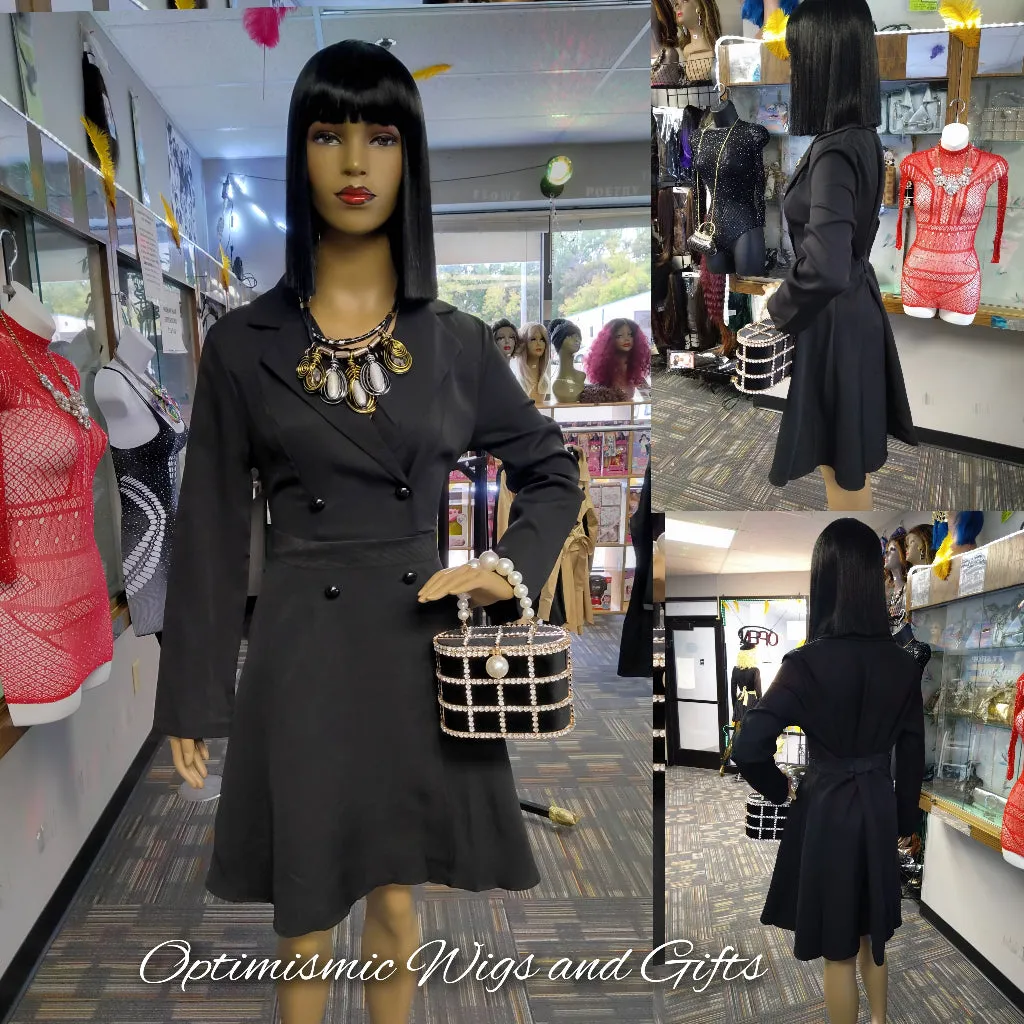 Black Trench Coat $25 Optimismic Wigs and Gifts West St Paul MN