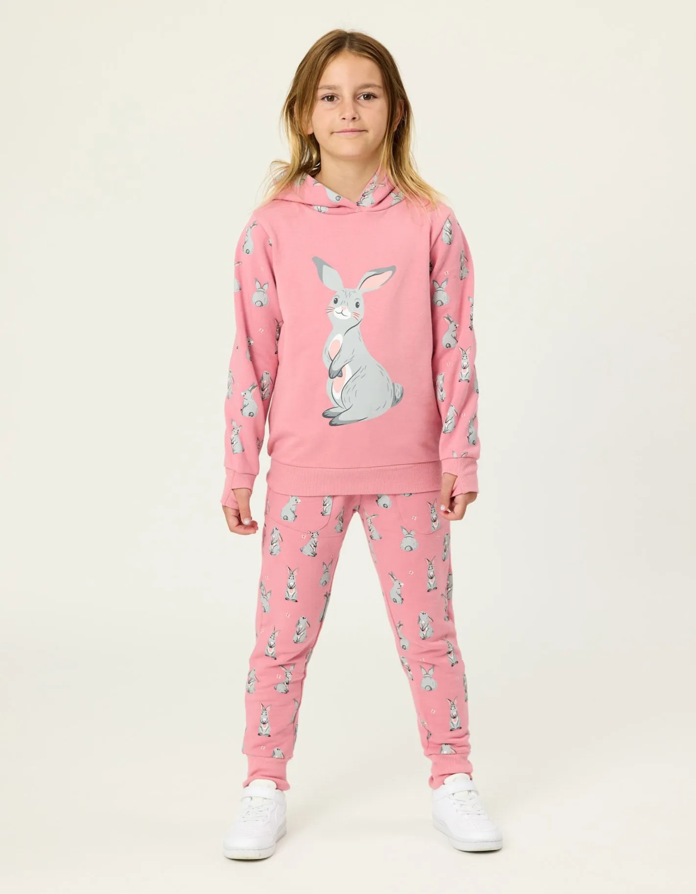 Bluebell Bunny Pom Pom Hood