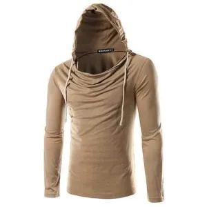 Brief Style Solid Color Casual Hoodies