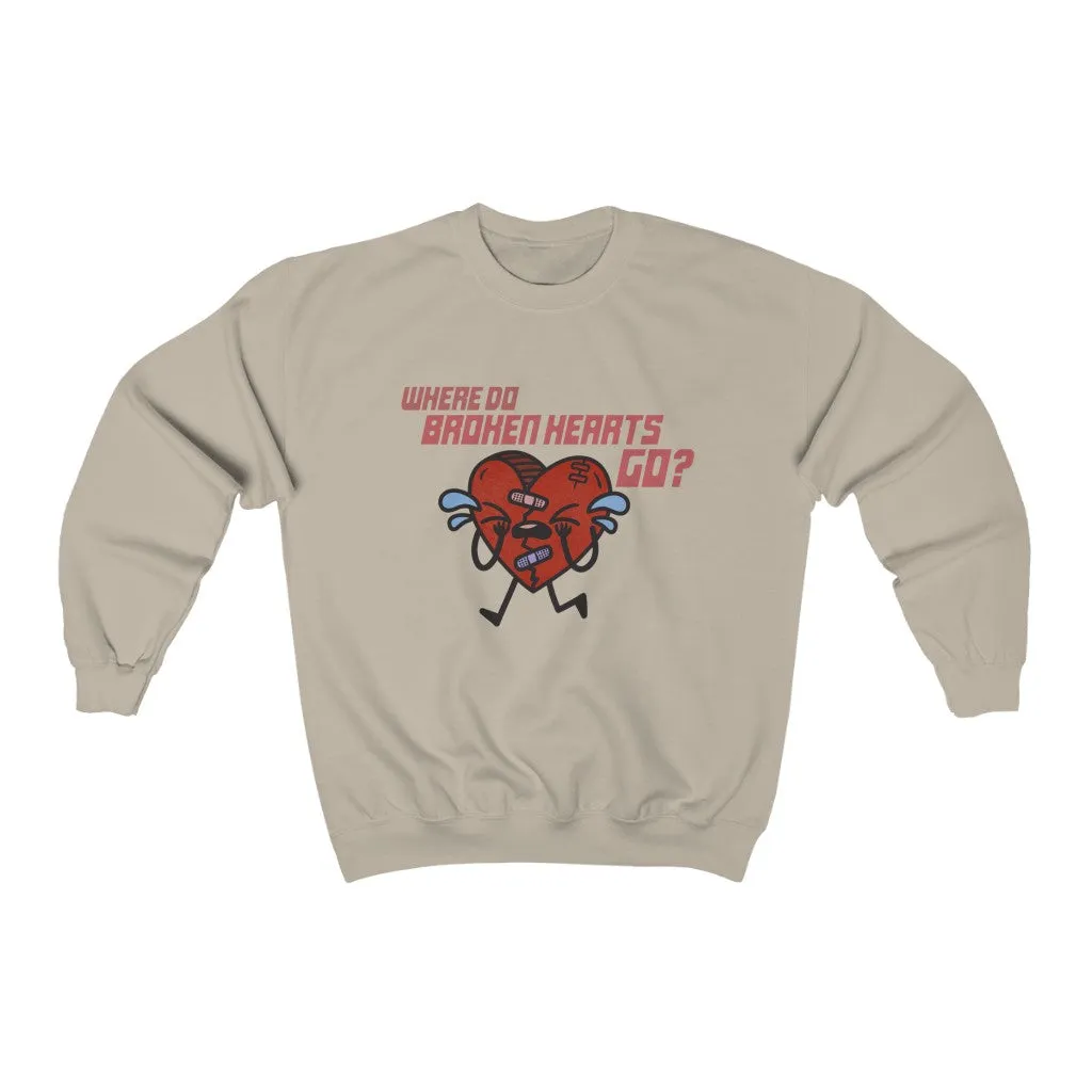 Broken Hearts Crewneck Sweatshirt