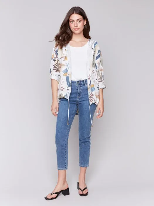 Cactus Linen Duster Jacket
