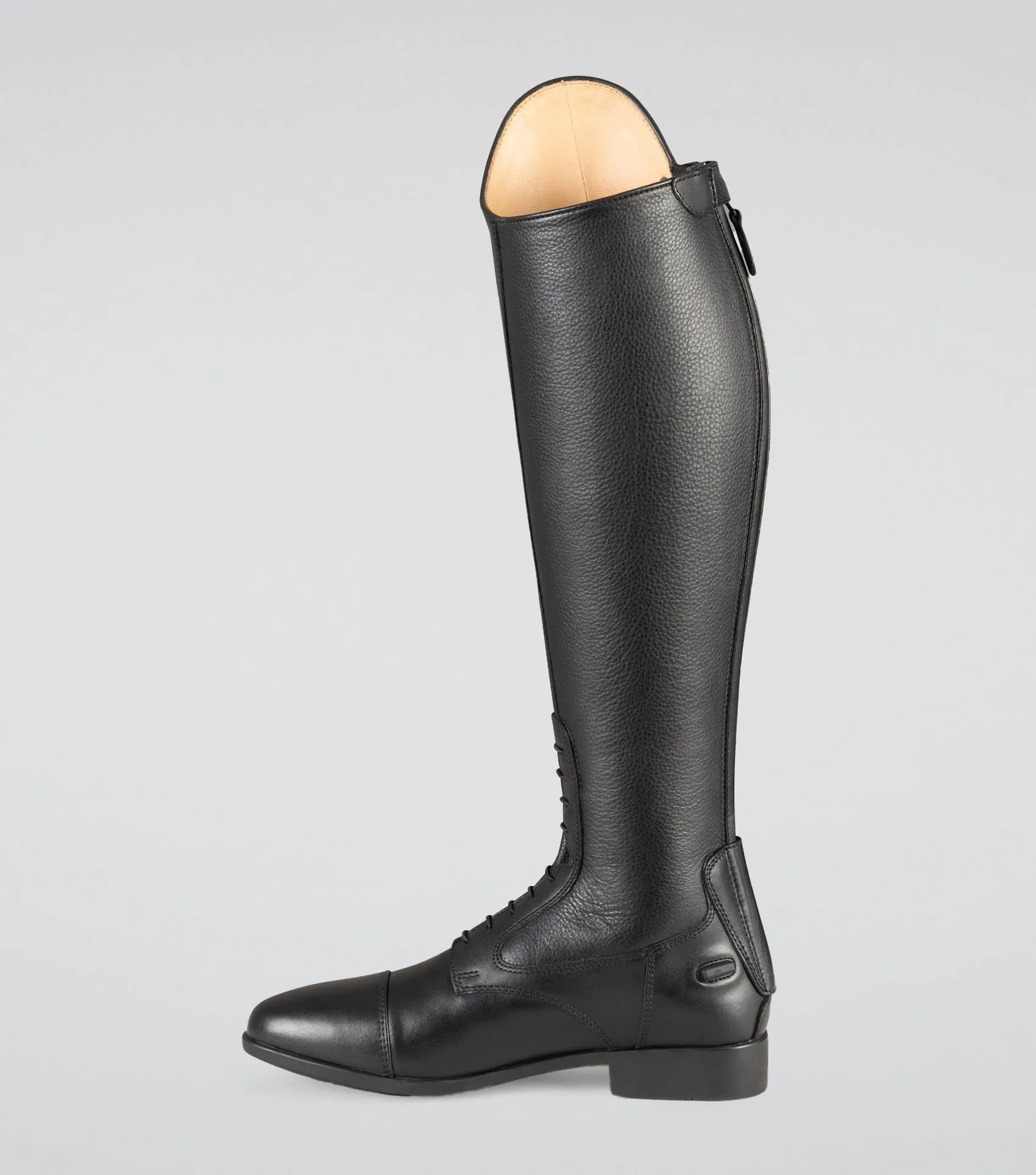 Calanthe Ladies Leather Field Tall Riding Boots Black (Regular Calf)
