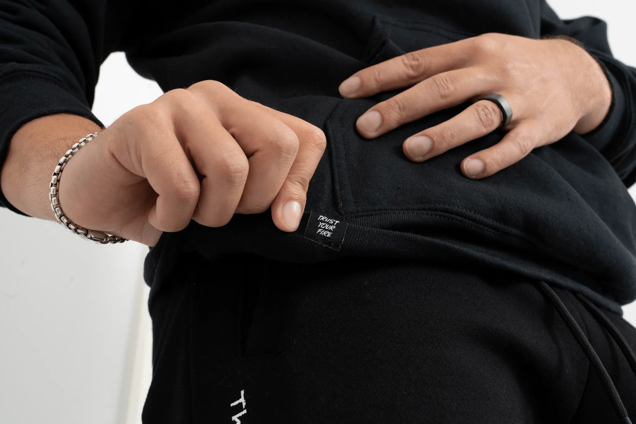 Chalk Flame Hoodie