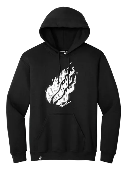 Chalk Flame Hoodie