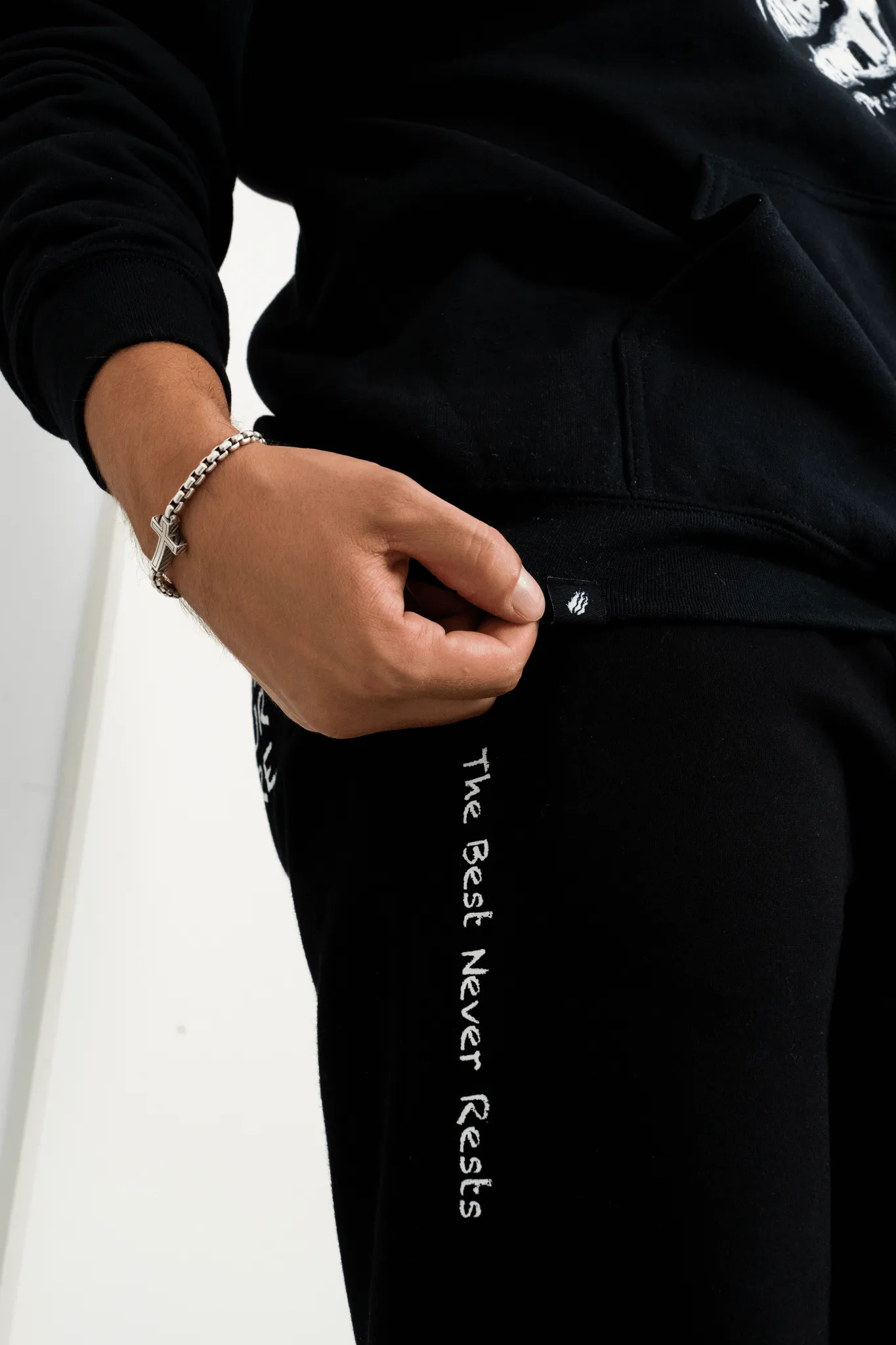Chalk Flame Hoodie