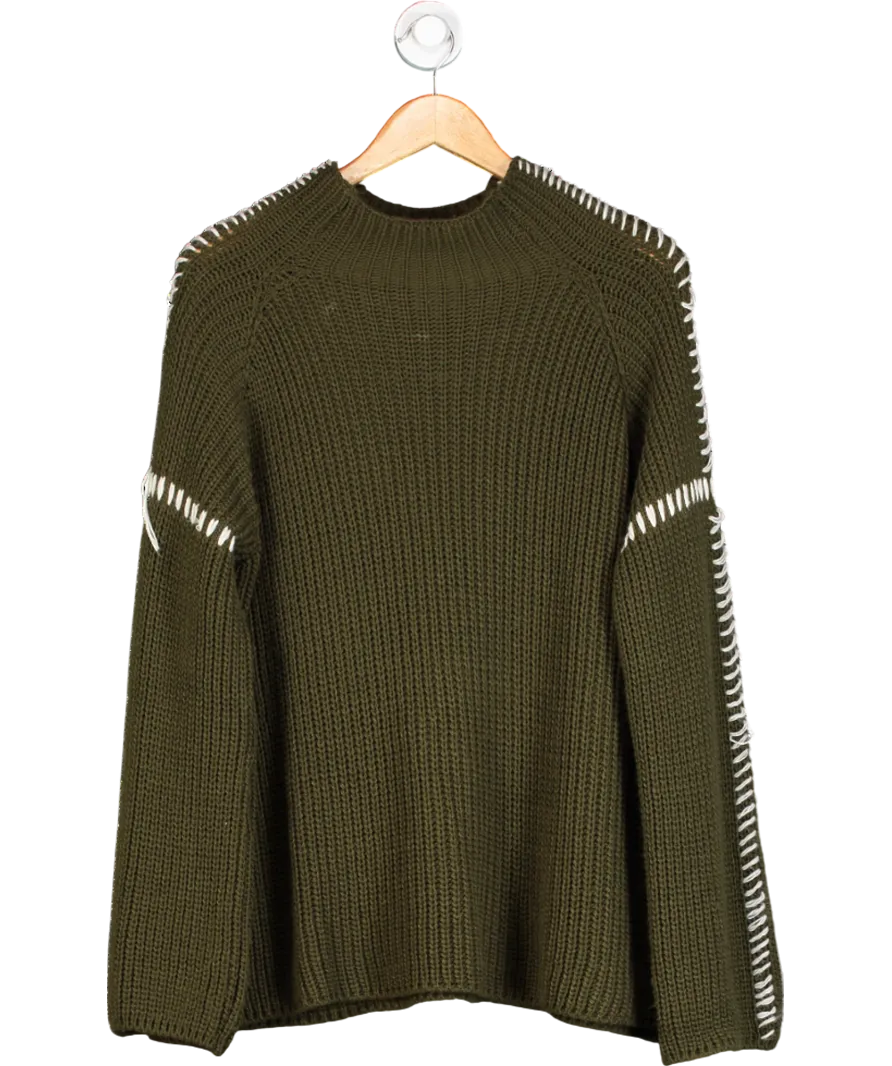Charli Green Kaya Jumper - Khaki One Size