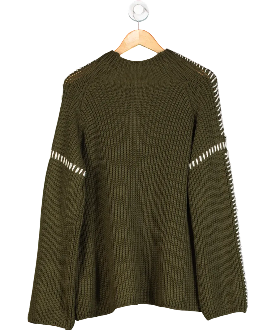 Charli Green Kaya Jumper - Khaki One Size