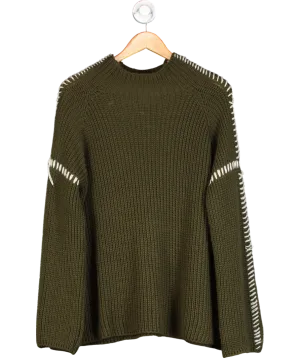 Charli Green Kaya Jumper - Khaki One Size