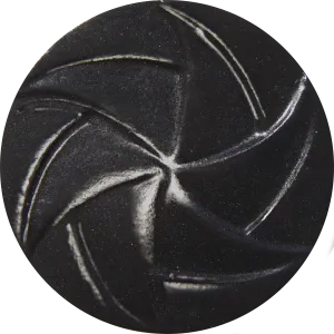 Chrysanthos High Fire Exotic Low Sheen Black