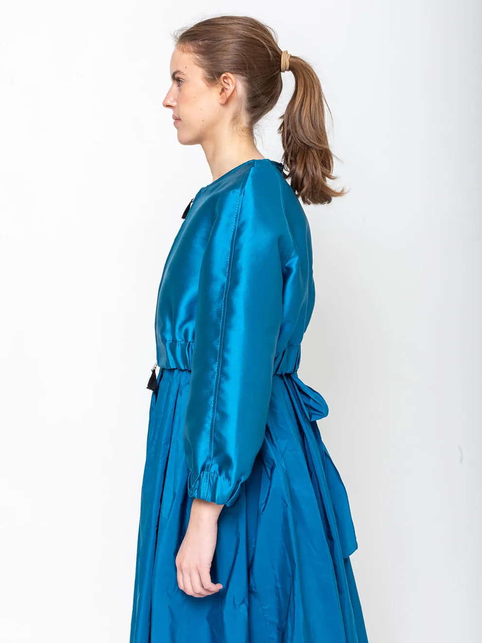 Classic Blouson Jacket - Deep Aqua