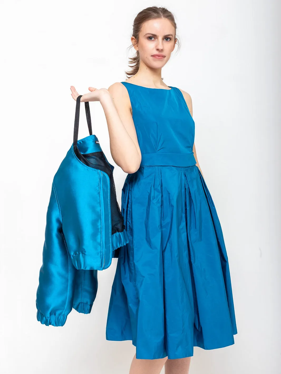 Classic Blouson Jacket - Deep Aqua