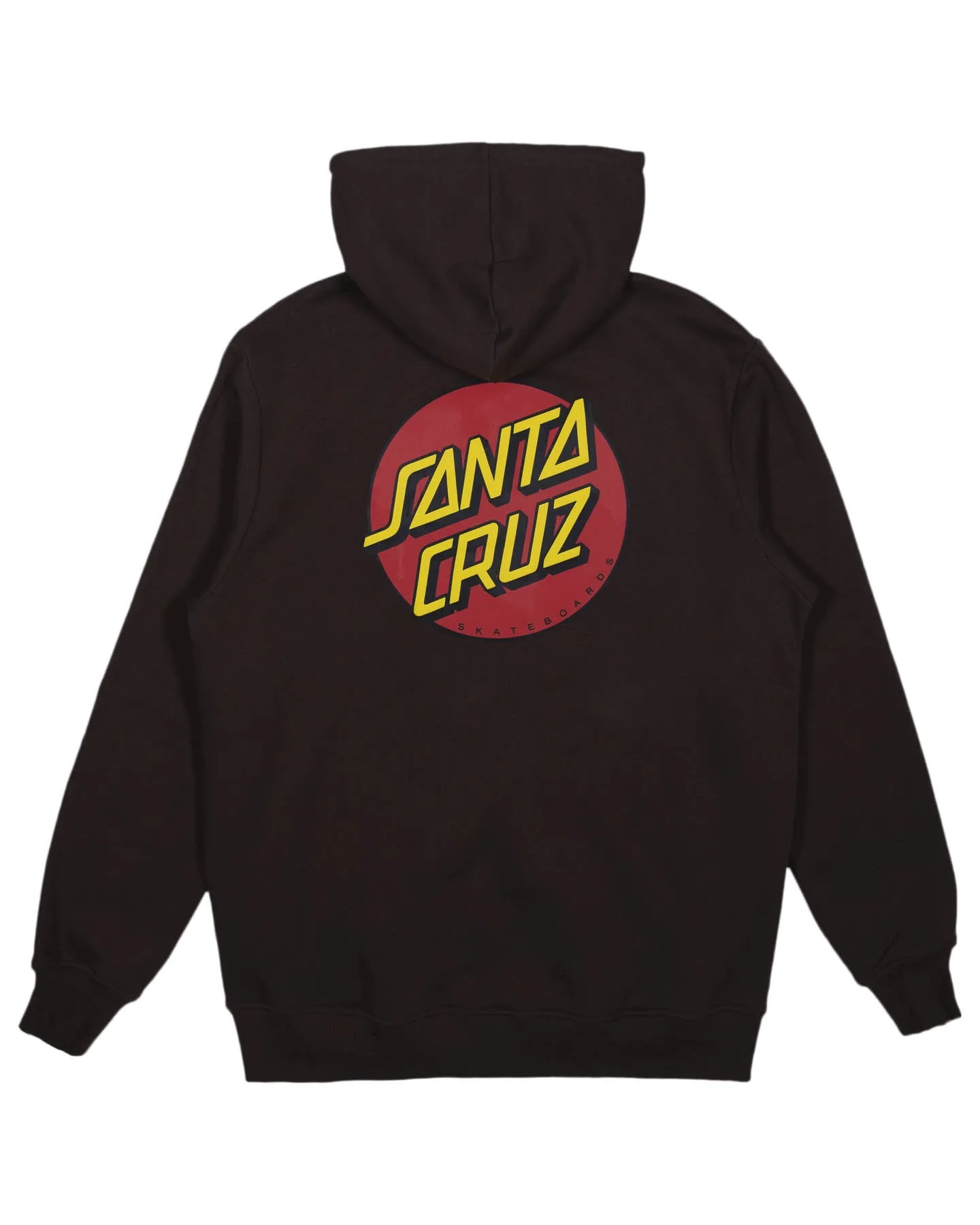 Classic Dot Puff Chest Hoody - Brown