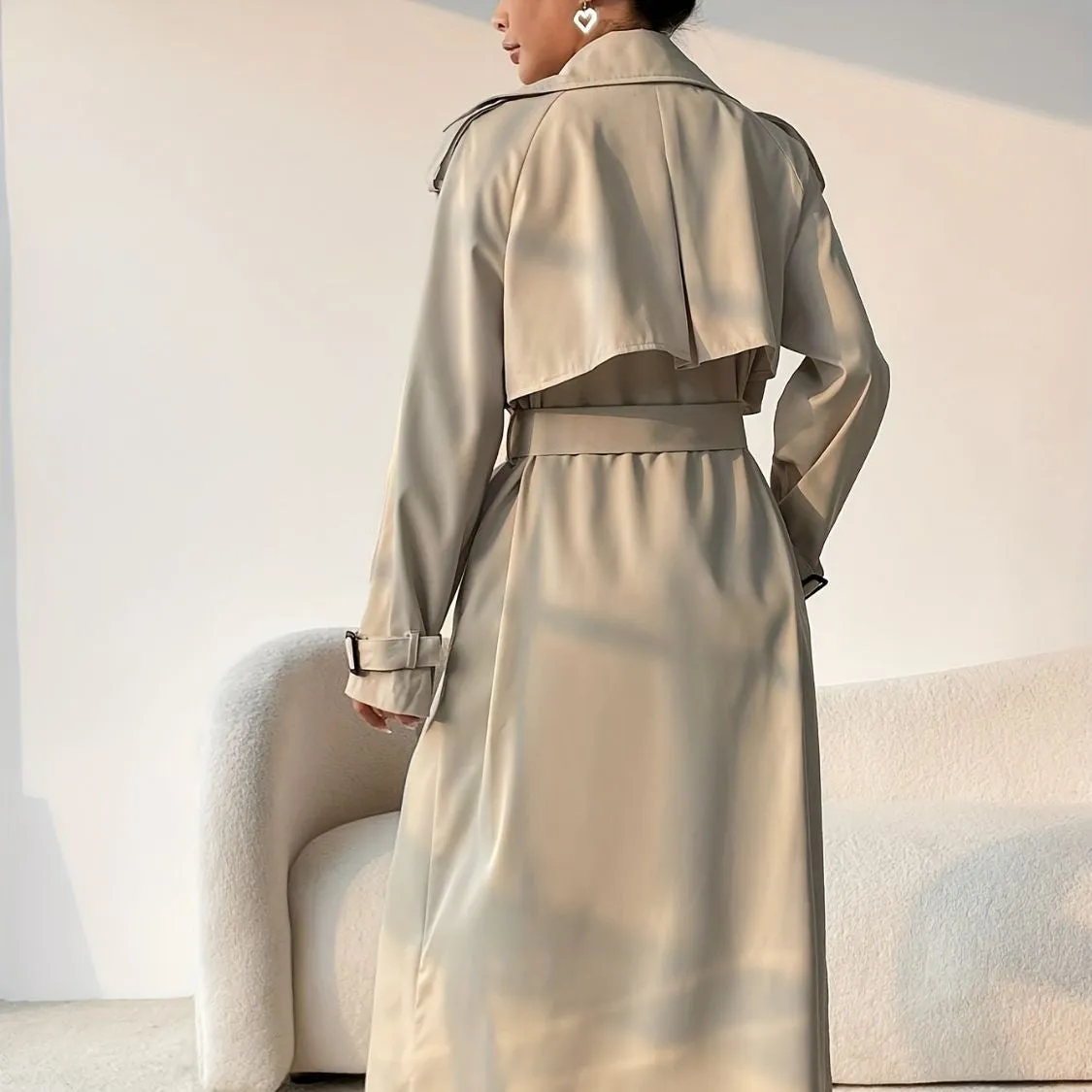 Collared Trench Coat