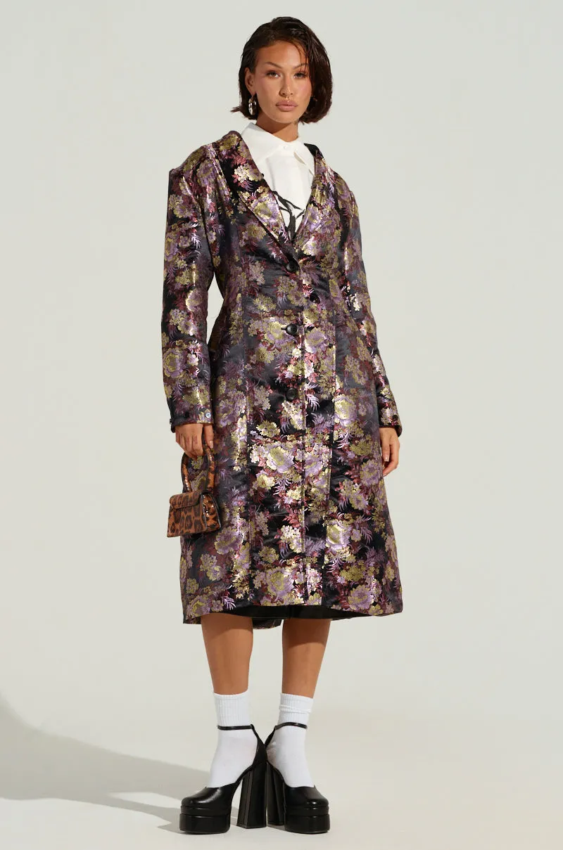 COSMO BROCADE TRENCH