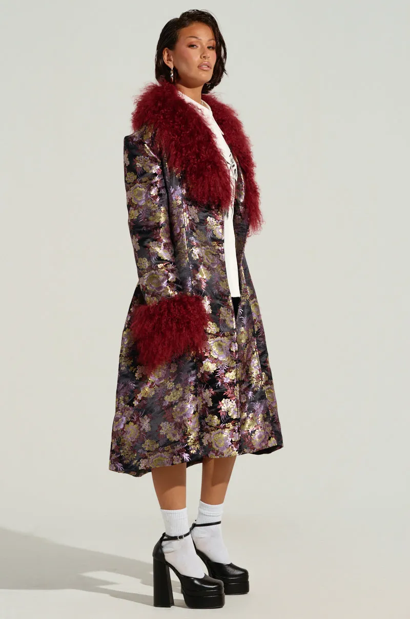 COSMO BROCADE TRENCH