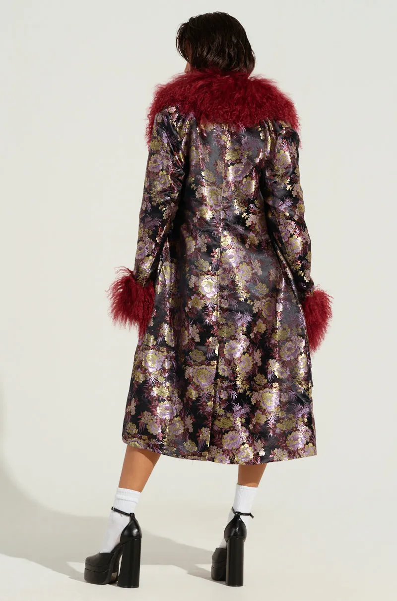 COSMO BROCADE TRENCH