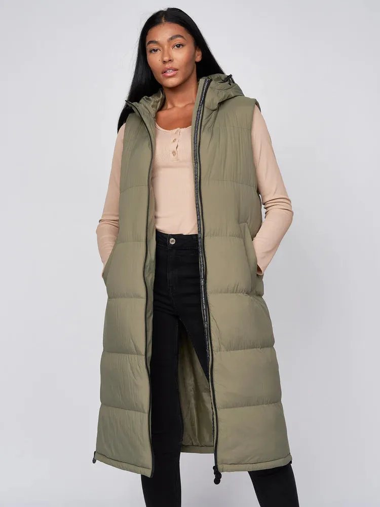 Crosshatch Womens Gilet Olive