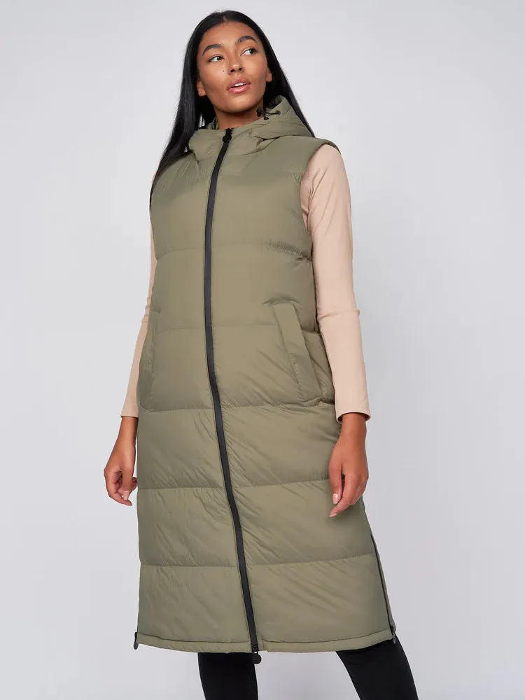 Crosshatch Womens Gilet Olive