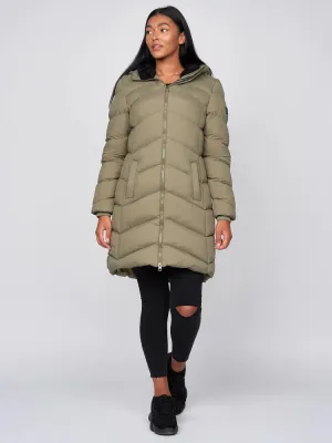 Crosshatch Womens Jacket Olive