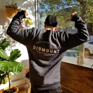 Dismount Crew Neck Sweater- Marled Black