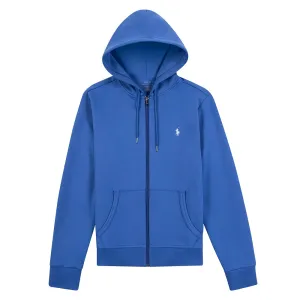 Double Knit Zip Hoodie - Blue