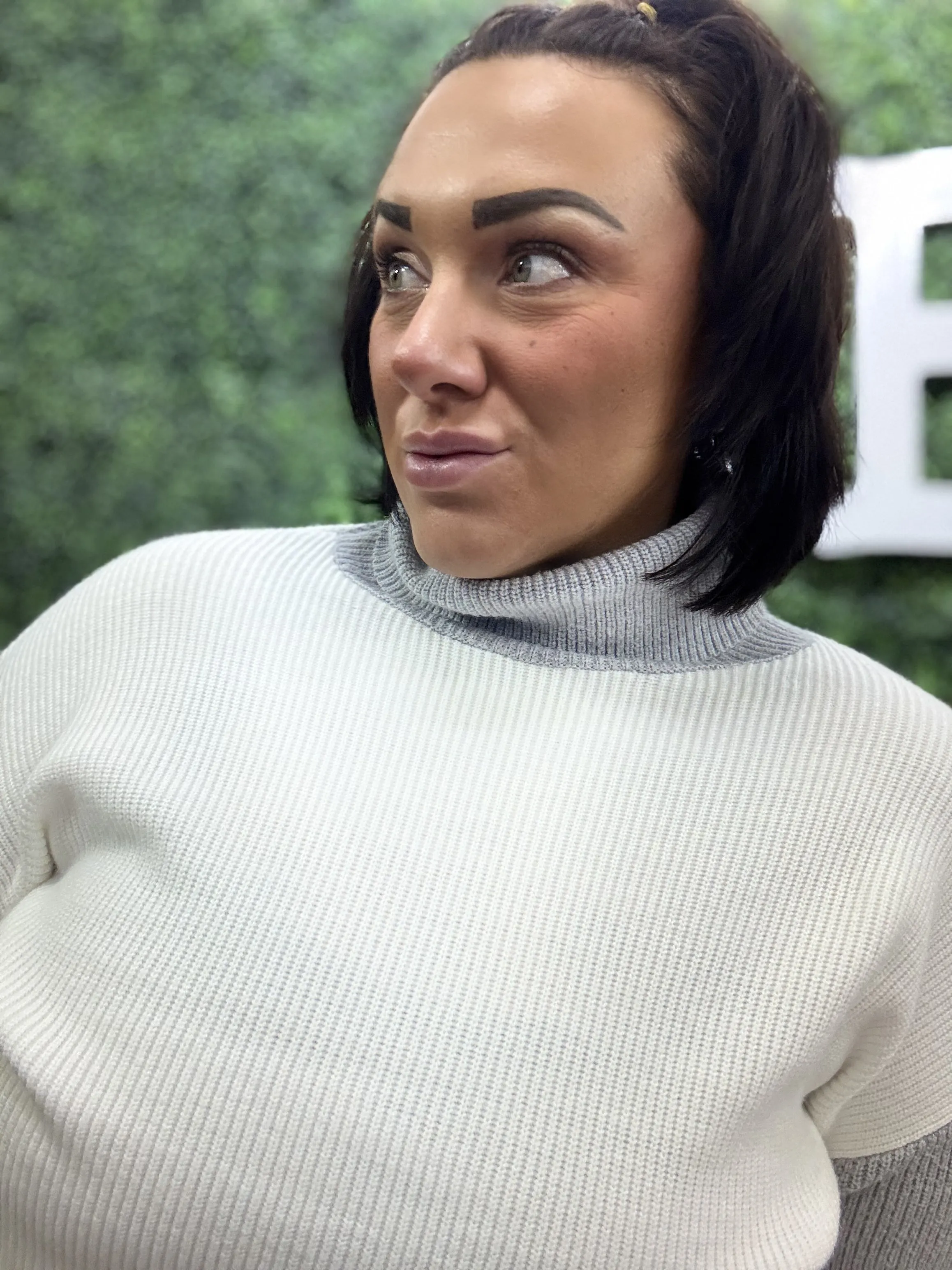 ELAN Colorblock Sweater