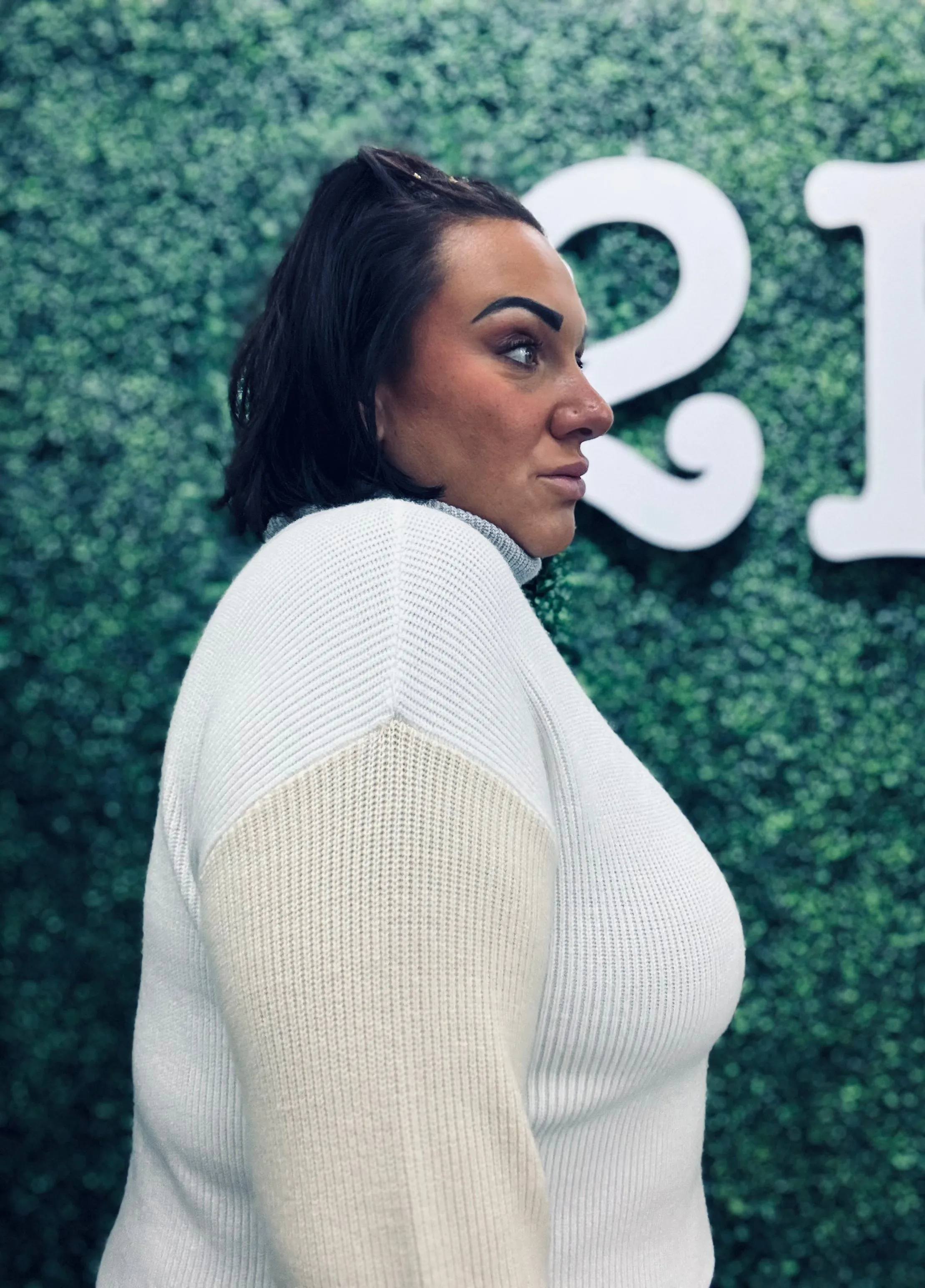 ELAN Colorblock Sweater