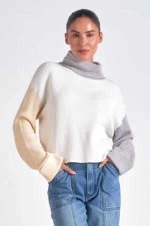 ELAN Colorblock Sweater
