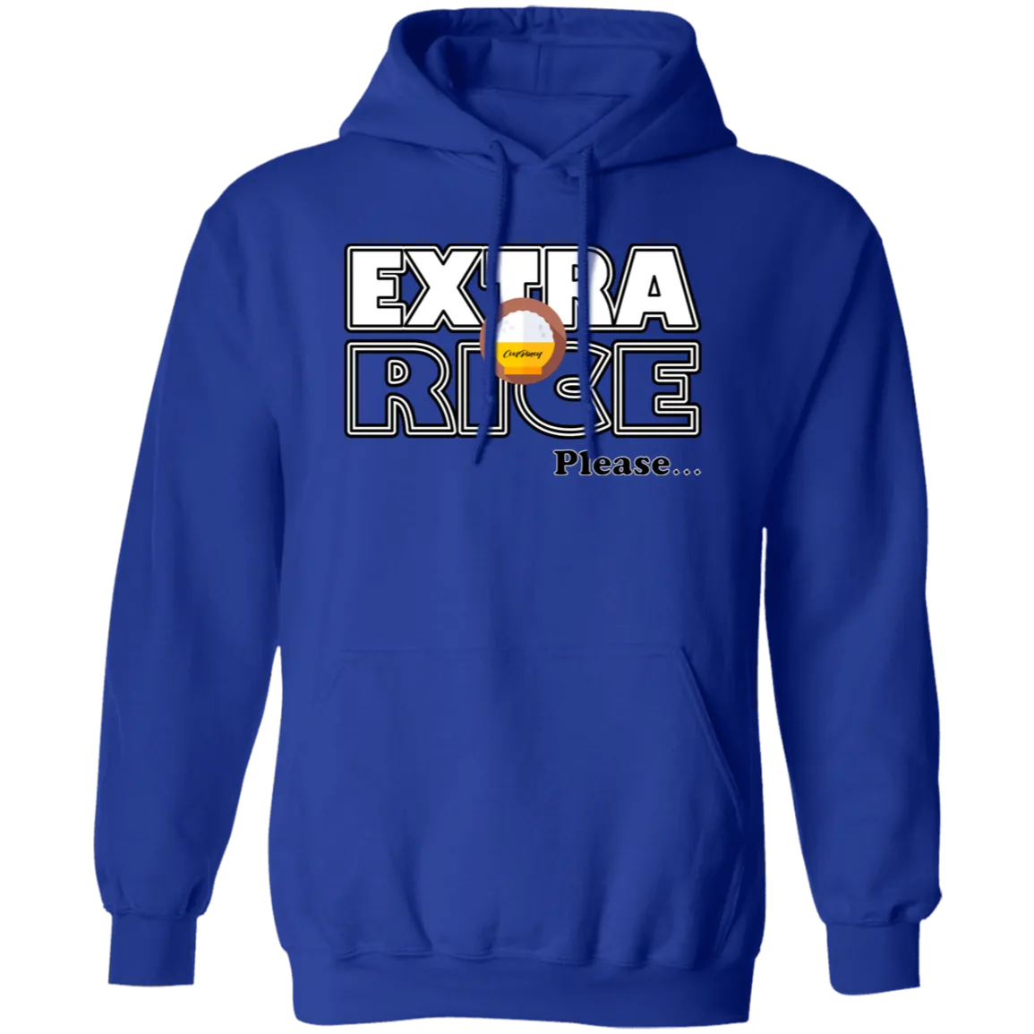 Extra Rice Please Unisex Pullover Hoodie