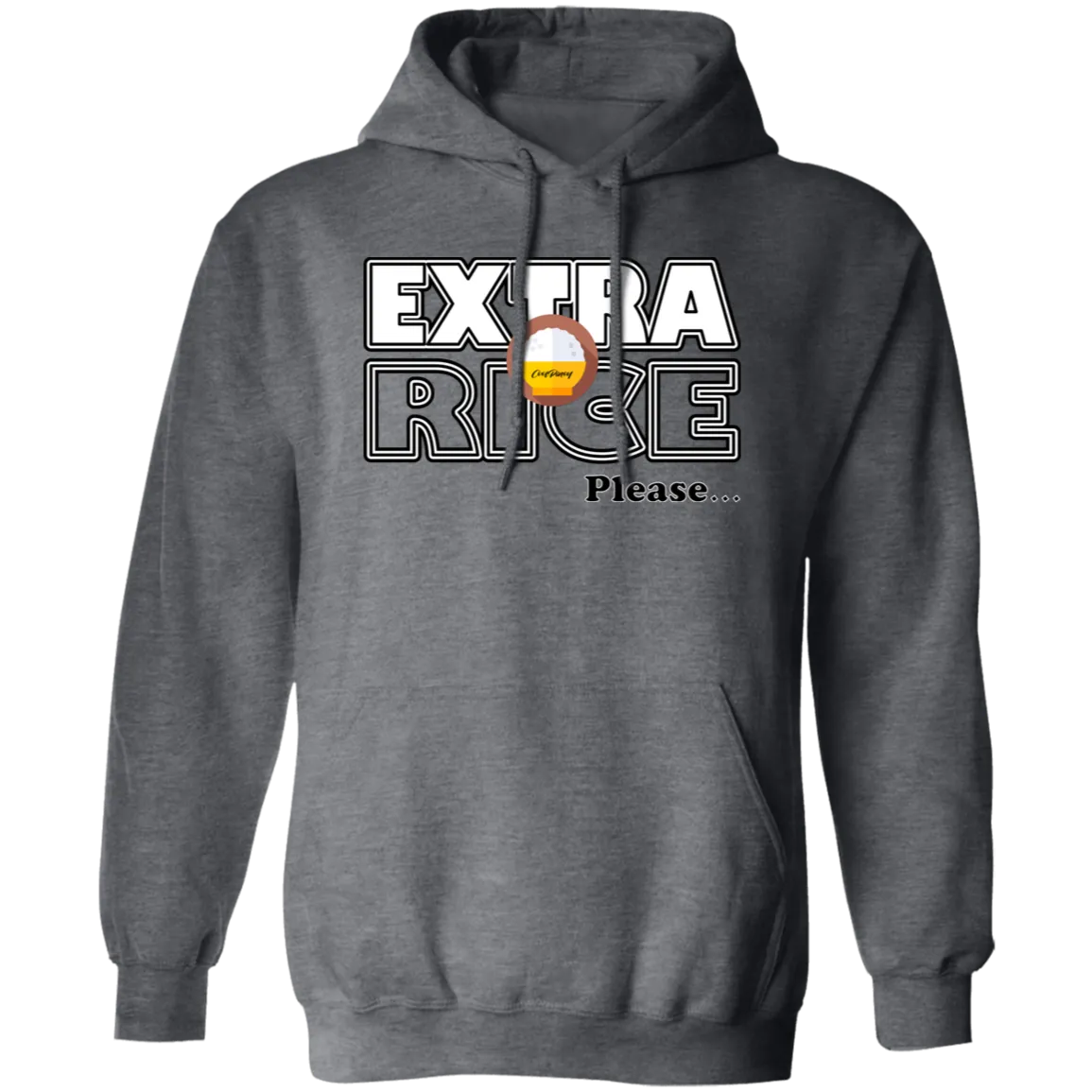 Extra Rice Please Unisex Pullover Hoodie