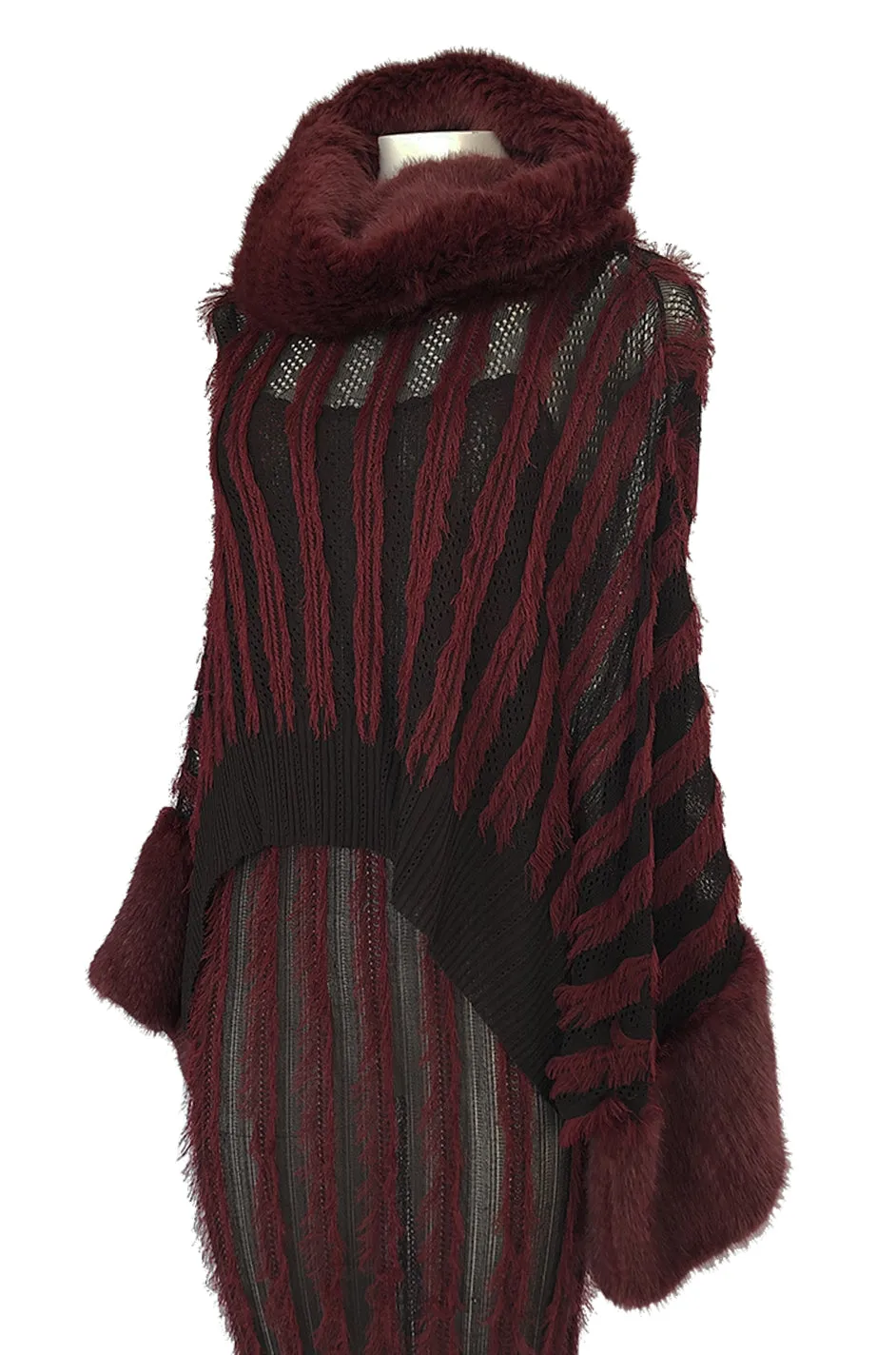 Fall 1998 John Galliano for Christian Dior Eyelash Fringe & Fur Set