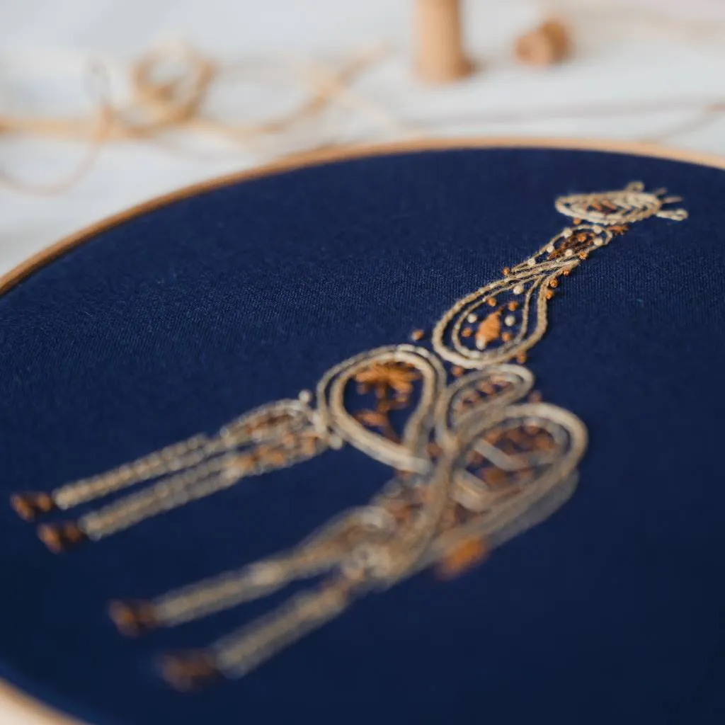 Giraffe Embroidery Kit