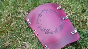 Handcrafted Leather Bracer - Lord of the Rings