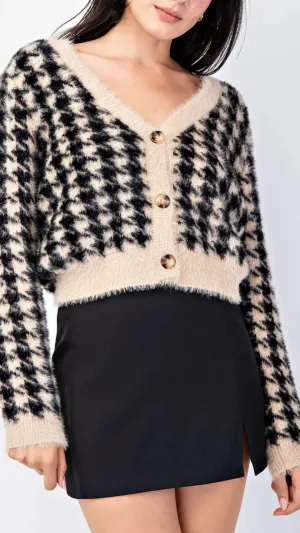 Henry Houndstooth Sweater