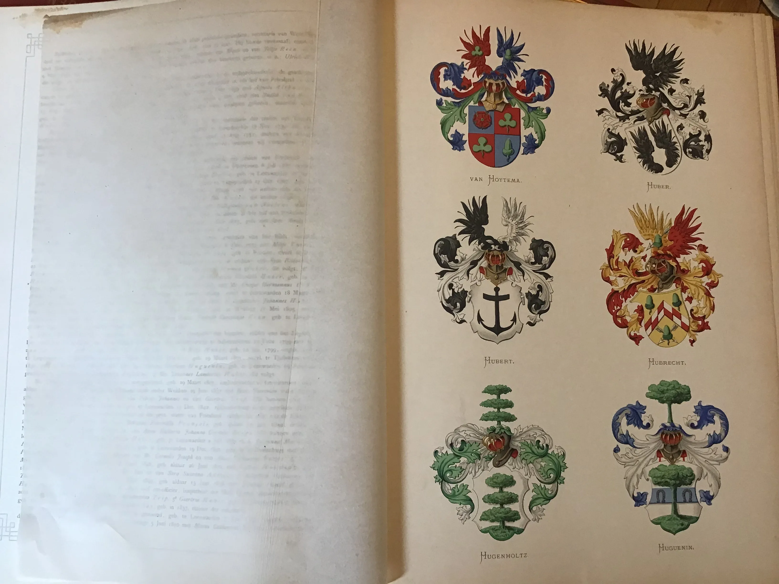 [heraldry] Stam=en Wapenboek van Aanzienlijke Nederlandsche Familiën