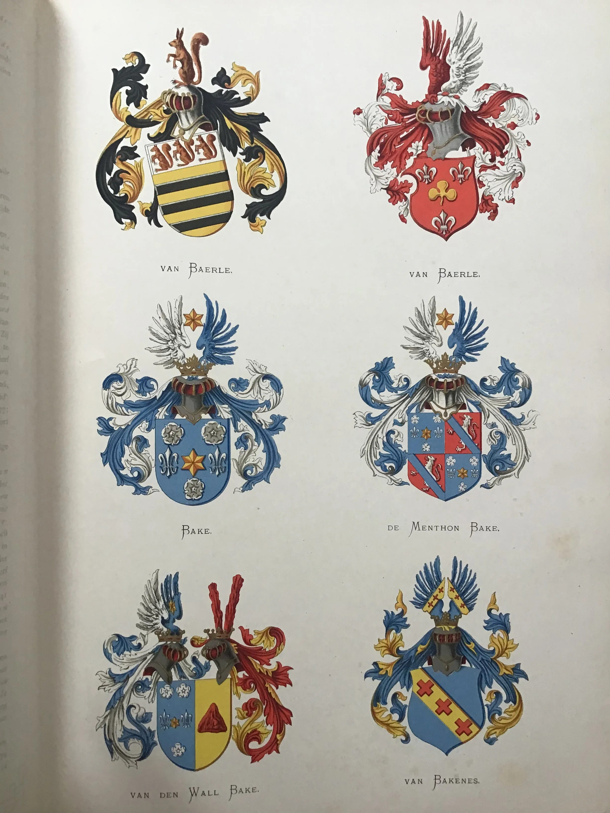 [heraldry] Stam=en Wapenboek van Aanzienlijke Nederlandsche Familiën