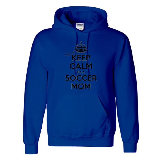 Hoodies Keep Calm Soccer Mom