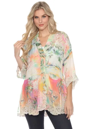 Johnny Was Tia Tropical Print Kimono C41924B5
