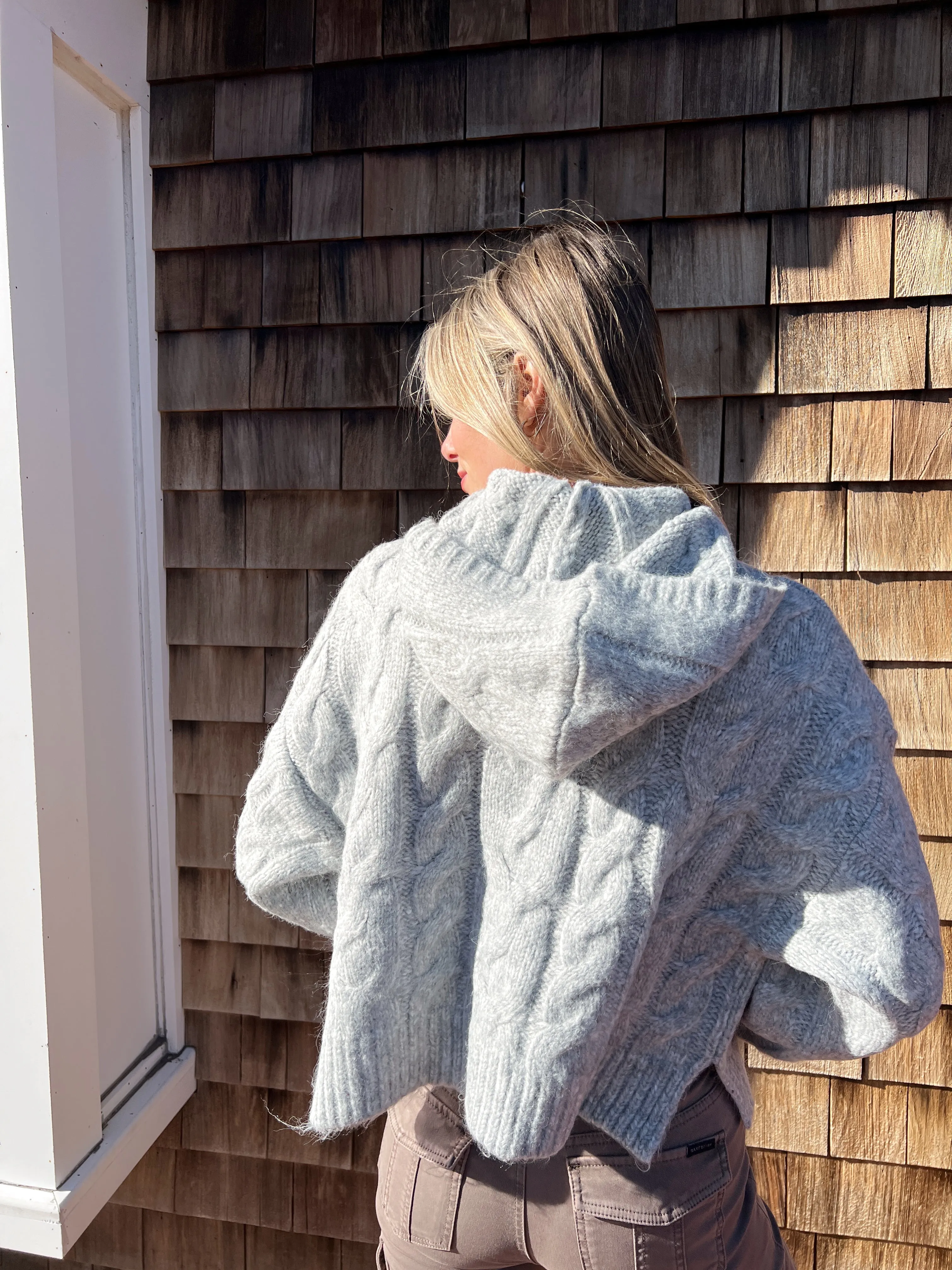 Kay Hoodie Sweater Hoodie - Heather Grey